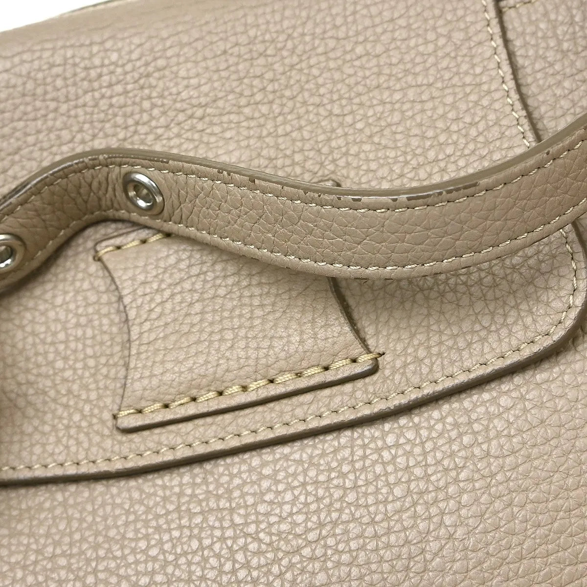 Celine Big Grained Calfskin, Gray, Leather, Handbag