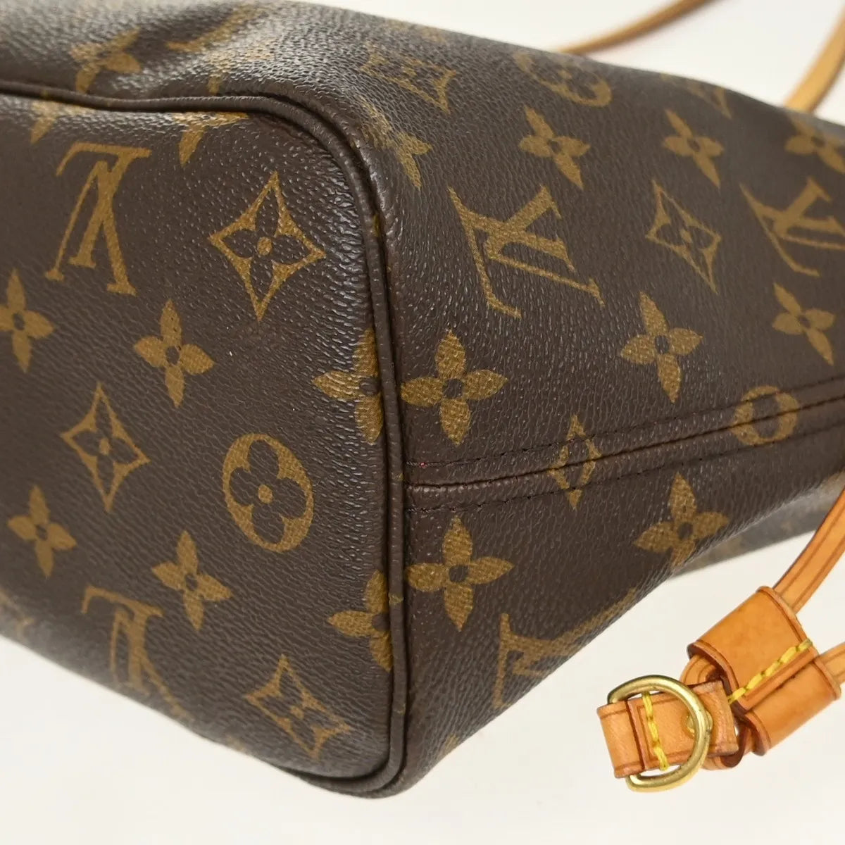 Louis Vuitton Neverfull Monogram, Brown, Canvas, Tote Bag