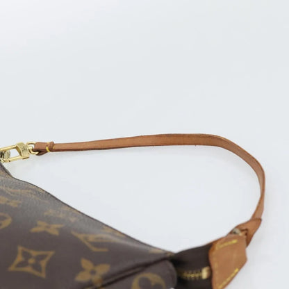Louis Vuitton Pochette Accessoires Monogram, Brown, Canvas, Clutch