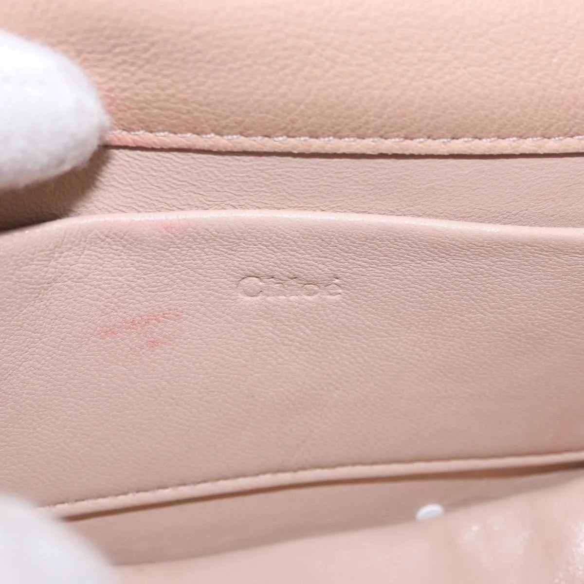 Chloe Nile Minaudière Leather, Pink, Leather, Handbag