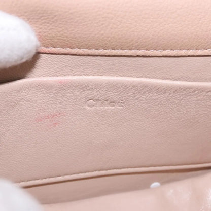 Chloe Nile Minaudière Leather, Pink, Leather, Handbag