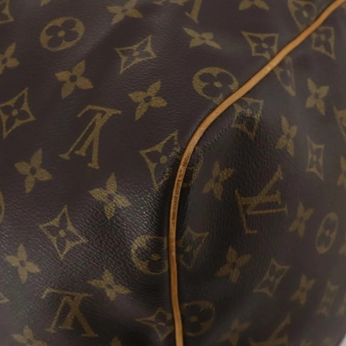 Louis Vuitton Keepall Canvas, Brown, Canvas, Travel Bag