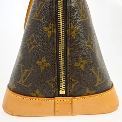 Louis Vuitton Alma Monogram, Brown, Canvas, Handbag