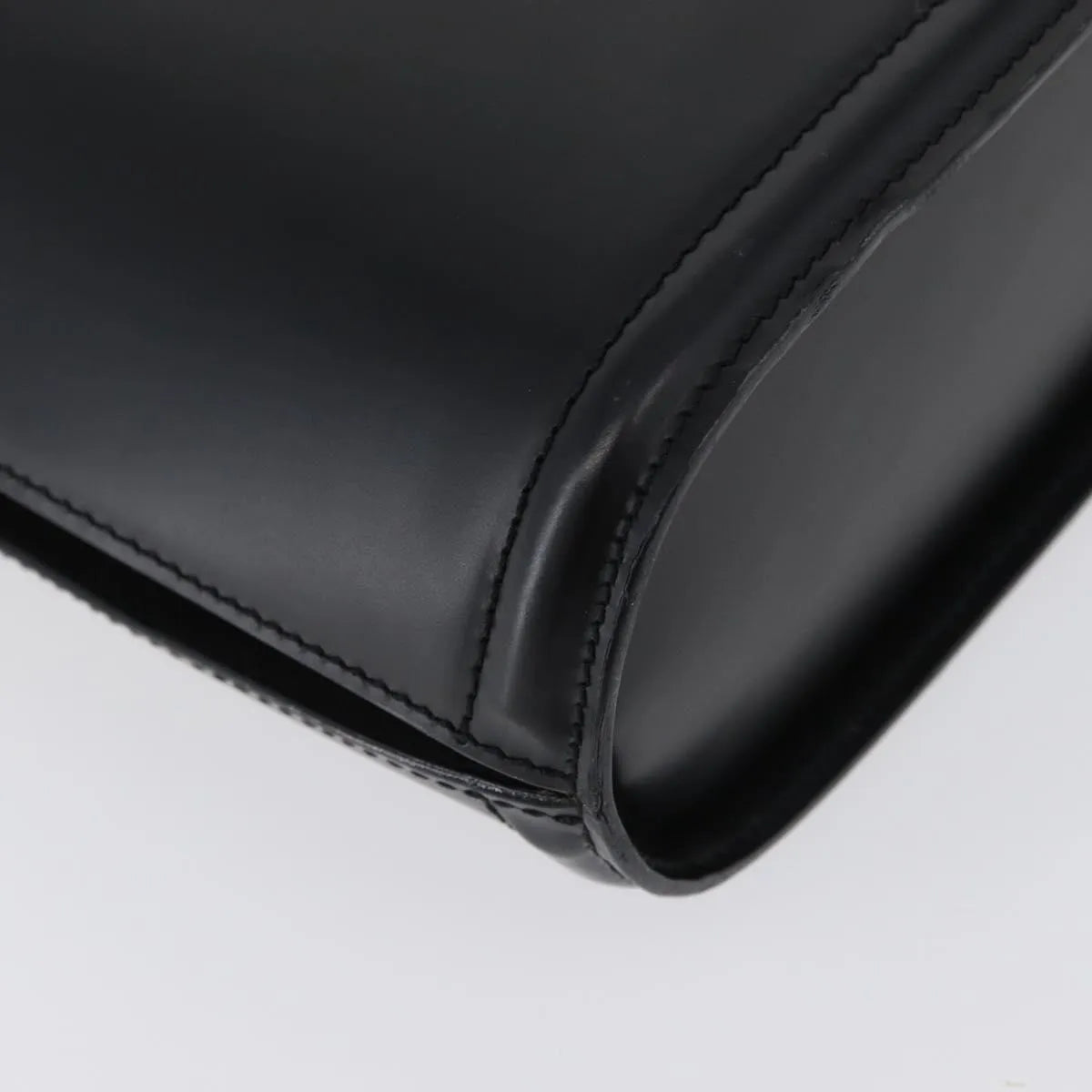 Bally Vintage Leather, Black, Leather, Handbag