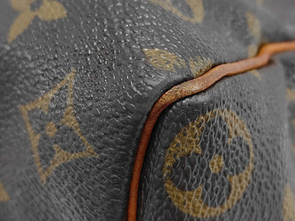 Louis Vuitton Speedy Monogram, Brown, Canvas, Handbag