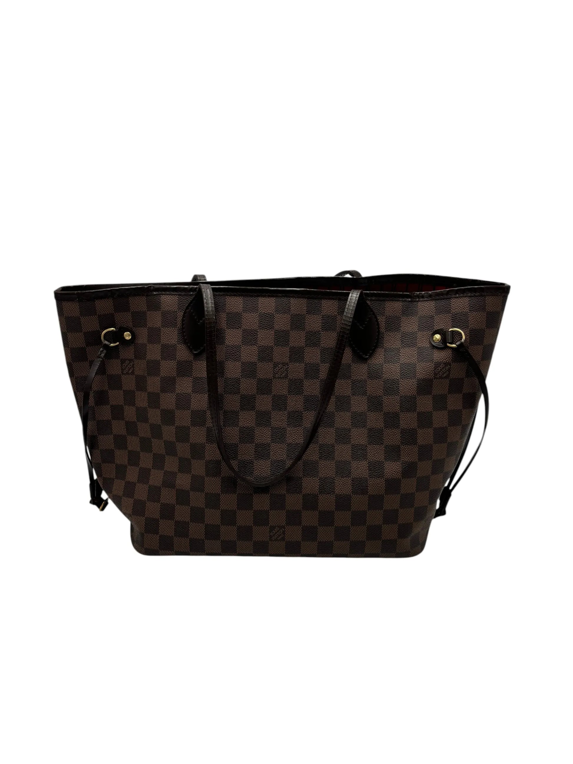 Louis Vuitton Neverfull Tote Damier, Brown, Canvas, Tote Bag