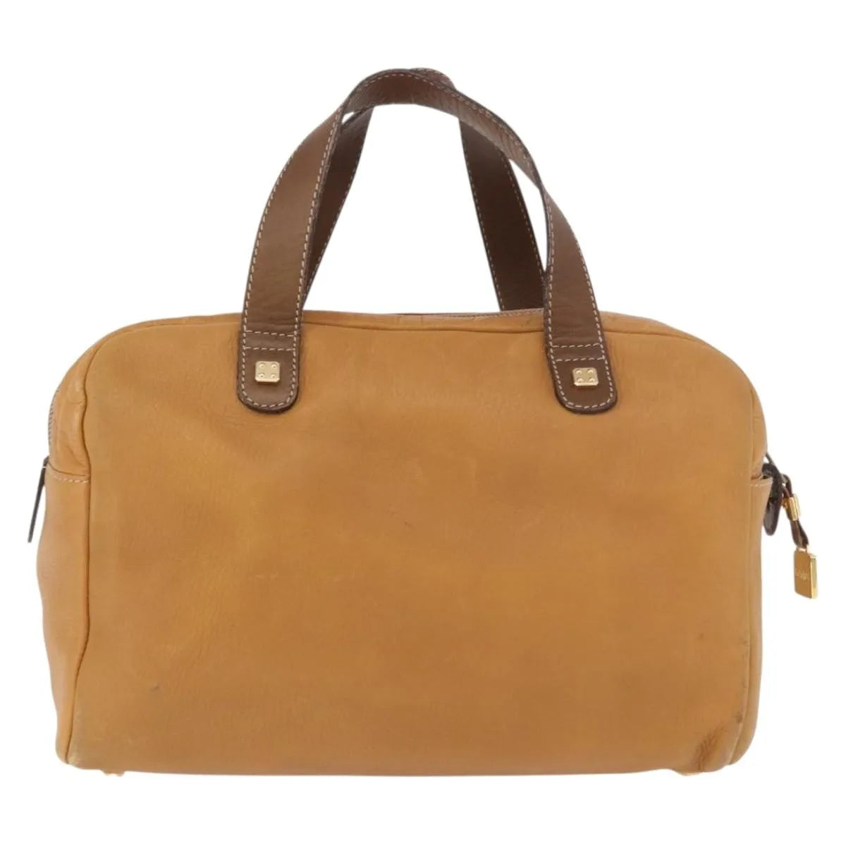 Loewe Anagram Leather, Beige, Leather, Handbag