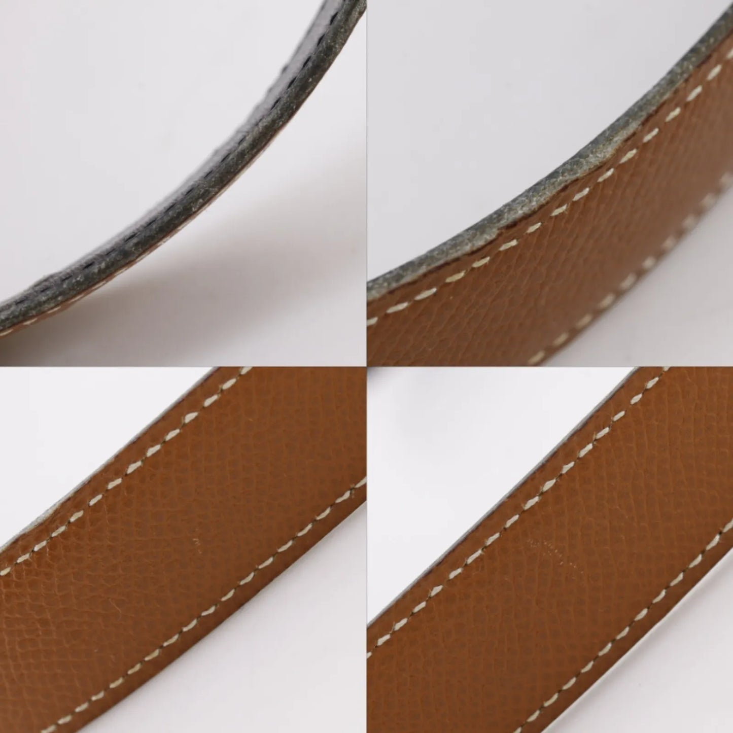 Hermes Constance Reversible Belt Leather, Brown, Leather, Belt