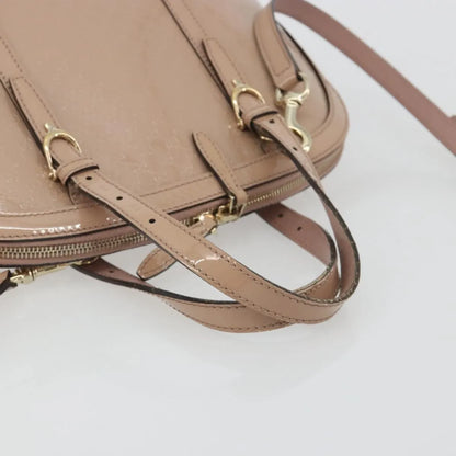 Gucci Nice Top Handle Microguccissima Patent, Beige, Patent Leather, Handbag