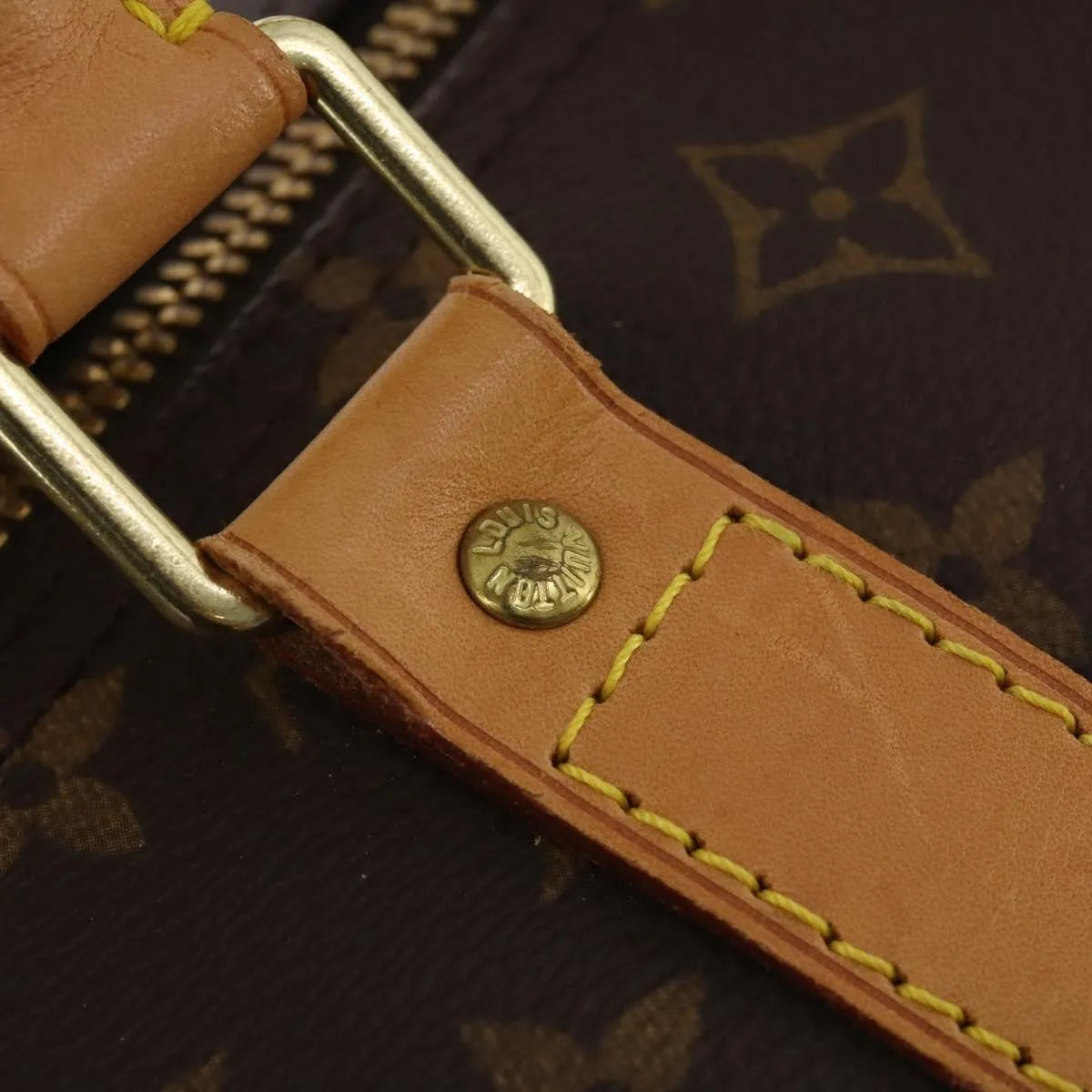 Louis Vuitton Keepall Monogram Canvas, Brown, Canvas, Travel Bag