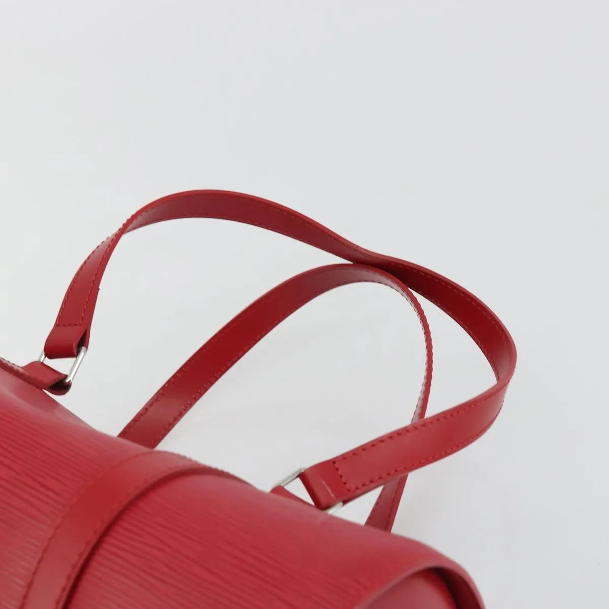 Louis Vuitton Soufflot Epi Leather, Red, Leather, Handbag