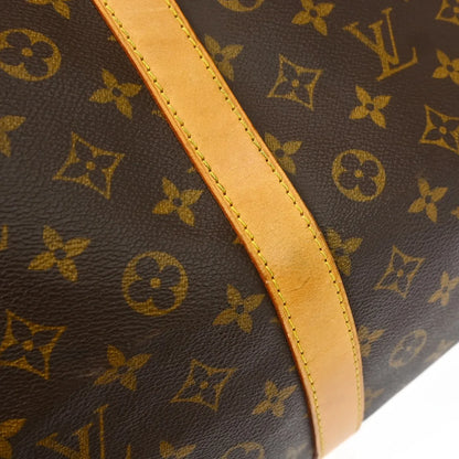 Louis Vuitton Keepall Bandoulière Monogram, Brown, Canvas, Travel Bag