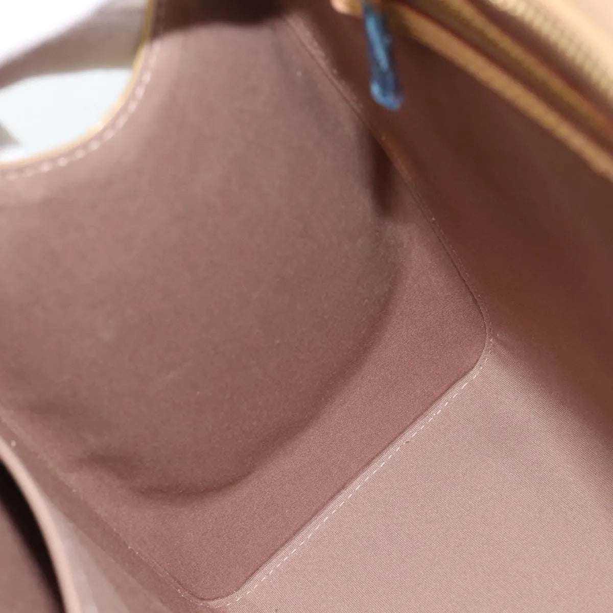 Louis Vuitton Brea Monogram Vernis, Beige, Patent Leather, Handbag