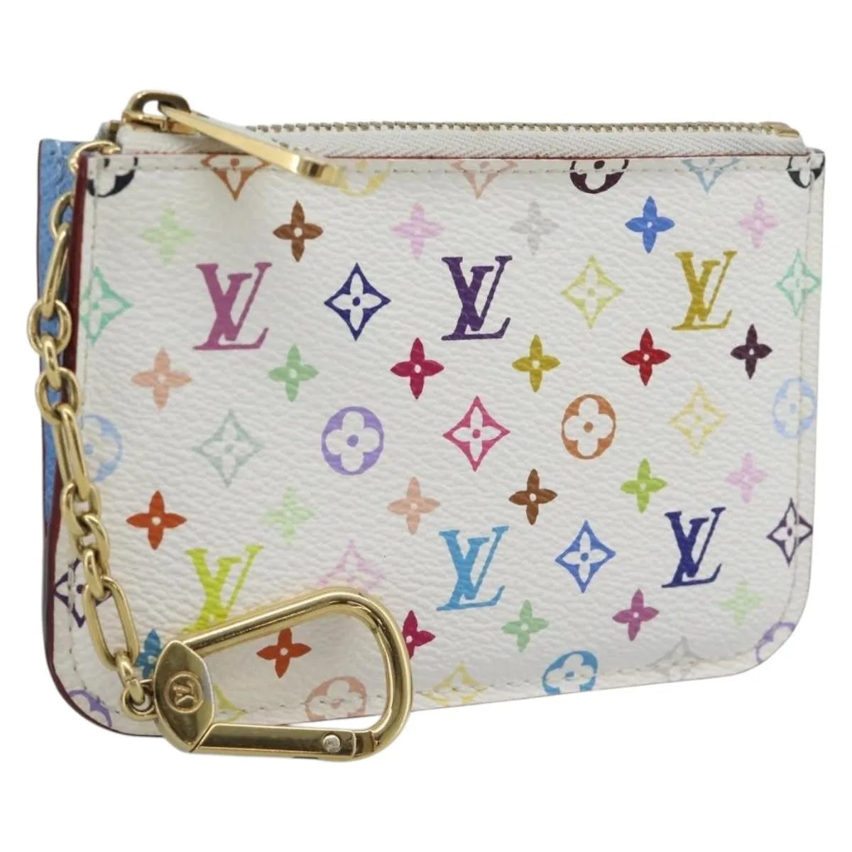 Louis Vuitton Key Pouch NM Monogram Multicolor, Multicolour, Canvas, Clutch