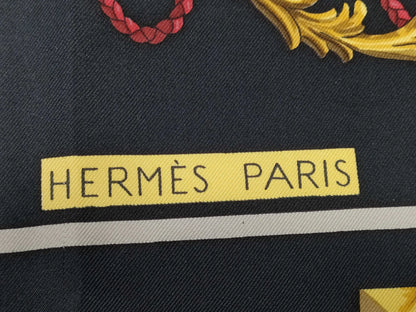 Hermes Carré 90 Silk multicolor, Multicolour, Silk, Scarf
