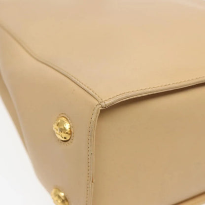 Salvatore Ferragamo Vintage Leather, Beige, Leather, Shoulder Bag