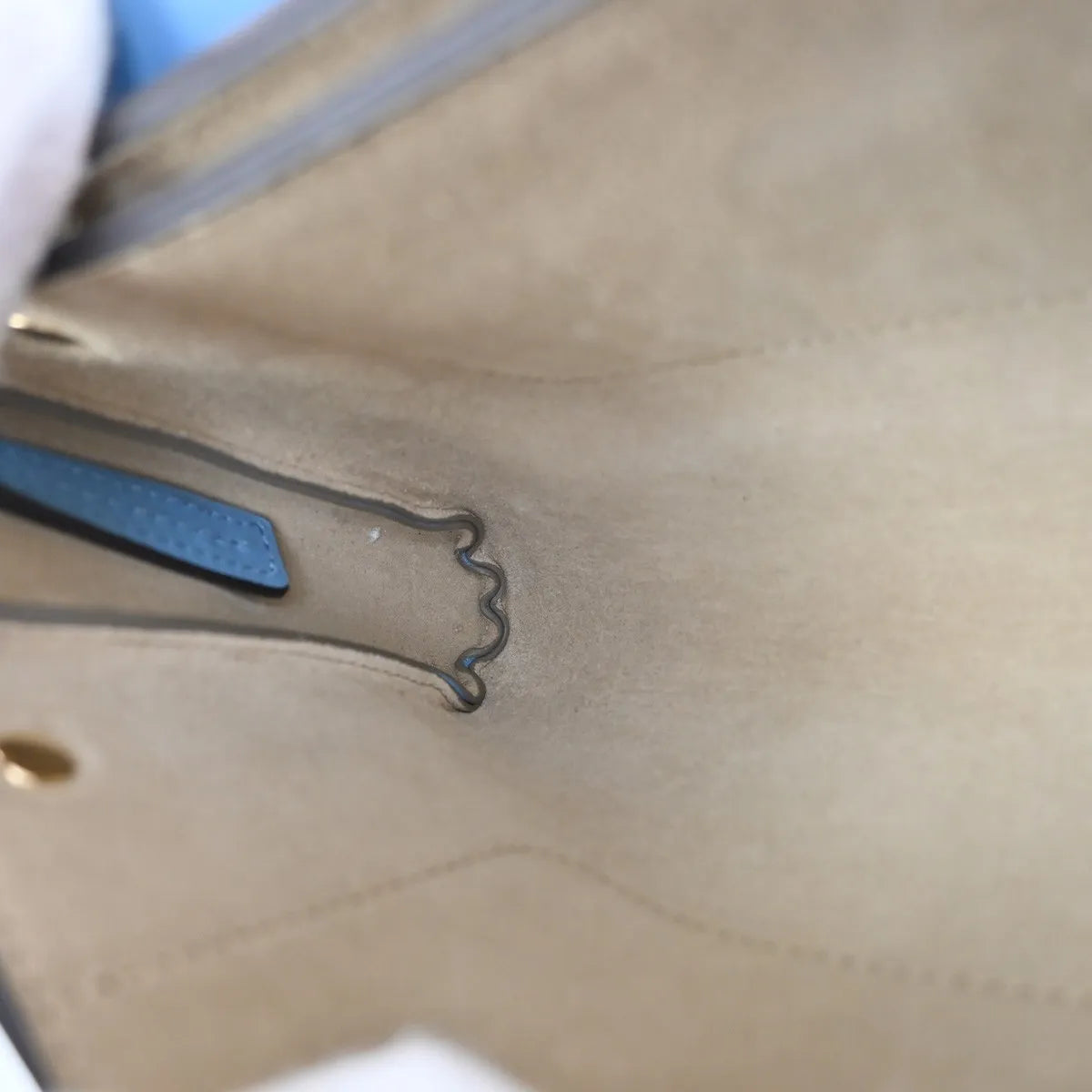 Chloe Faye Leather and Suede, Blue, Leather, Shoulder Bag
