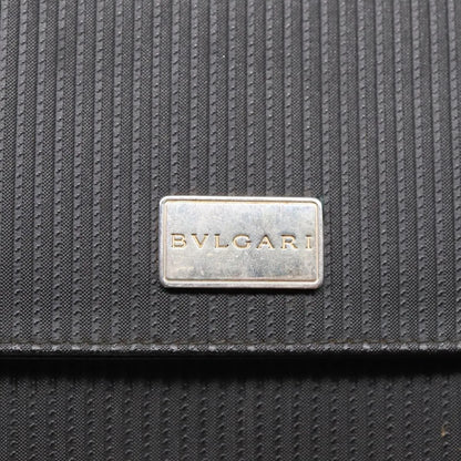 Bvlgari Clutch PVC Leather, Black, PVC, Clutch