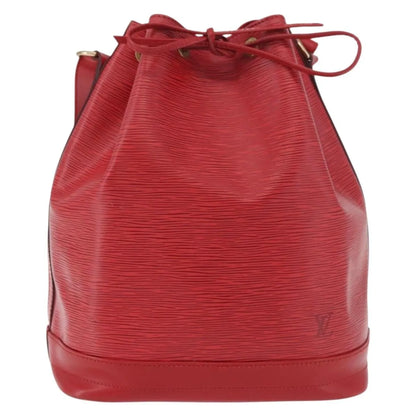 Louis Vuitton Noe Epi Leather, Red, Leather, Shoulder Bag