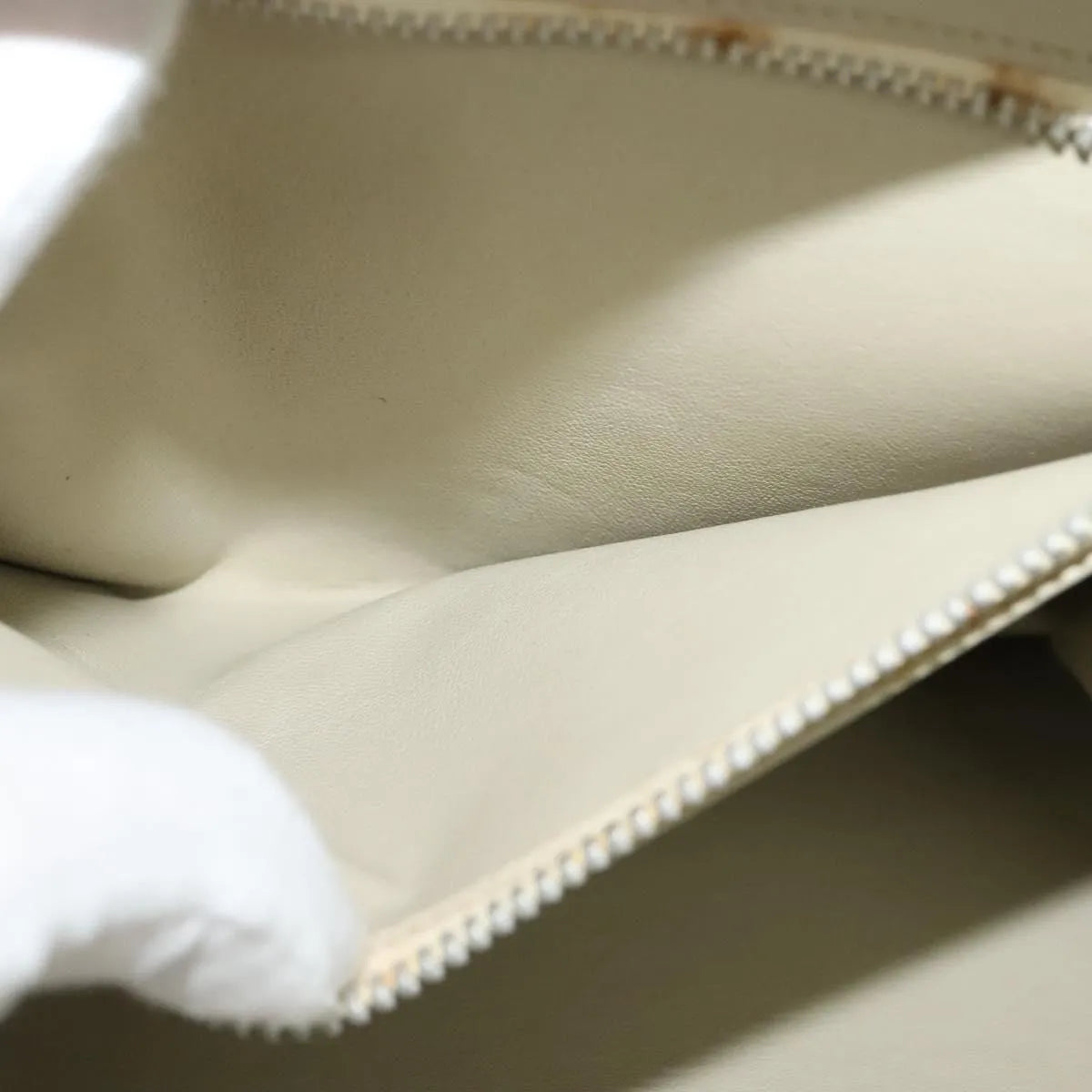 Christian Dior Vintage Leather, Beige, Leather, Shoulder Bag