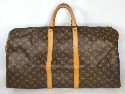 Louis Vuitton Keepall Monogram Canvas, Brown, Canvas, Travel Bag