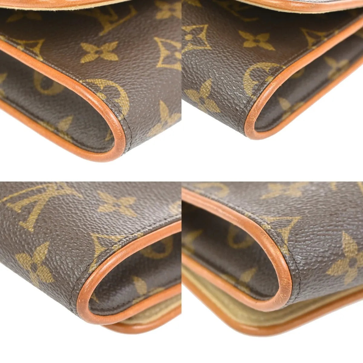 Louis Vuitton Twin Monogram Canvas, Brown, Canvas, Clutch