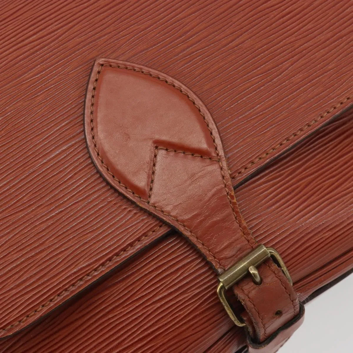 Louis Vuitton Cartouchiere Epi Leather, Brown, Leather, Shoulder Bag