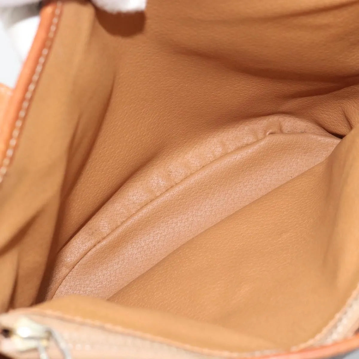 Celine Vintage Macadam Canvas and Leather, Brown, Canvas, Tote Bag