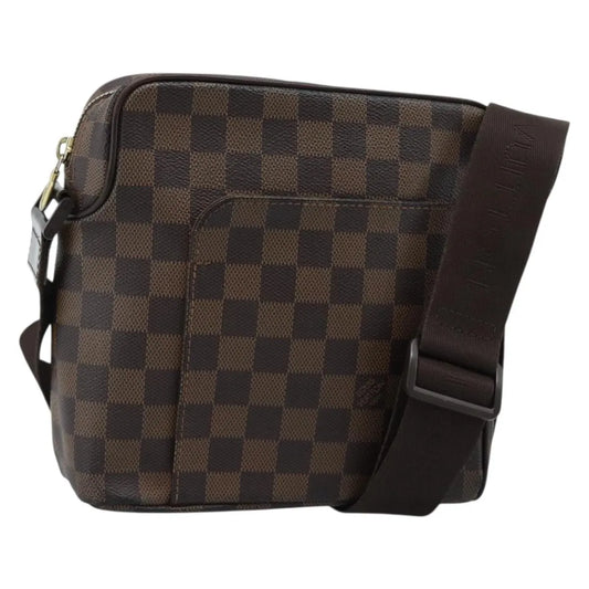 Louis Vuitton Olav Damier, Brown, Canvas, Shoulder Bag