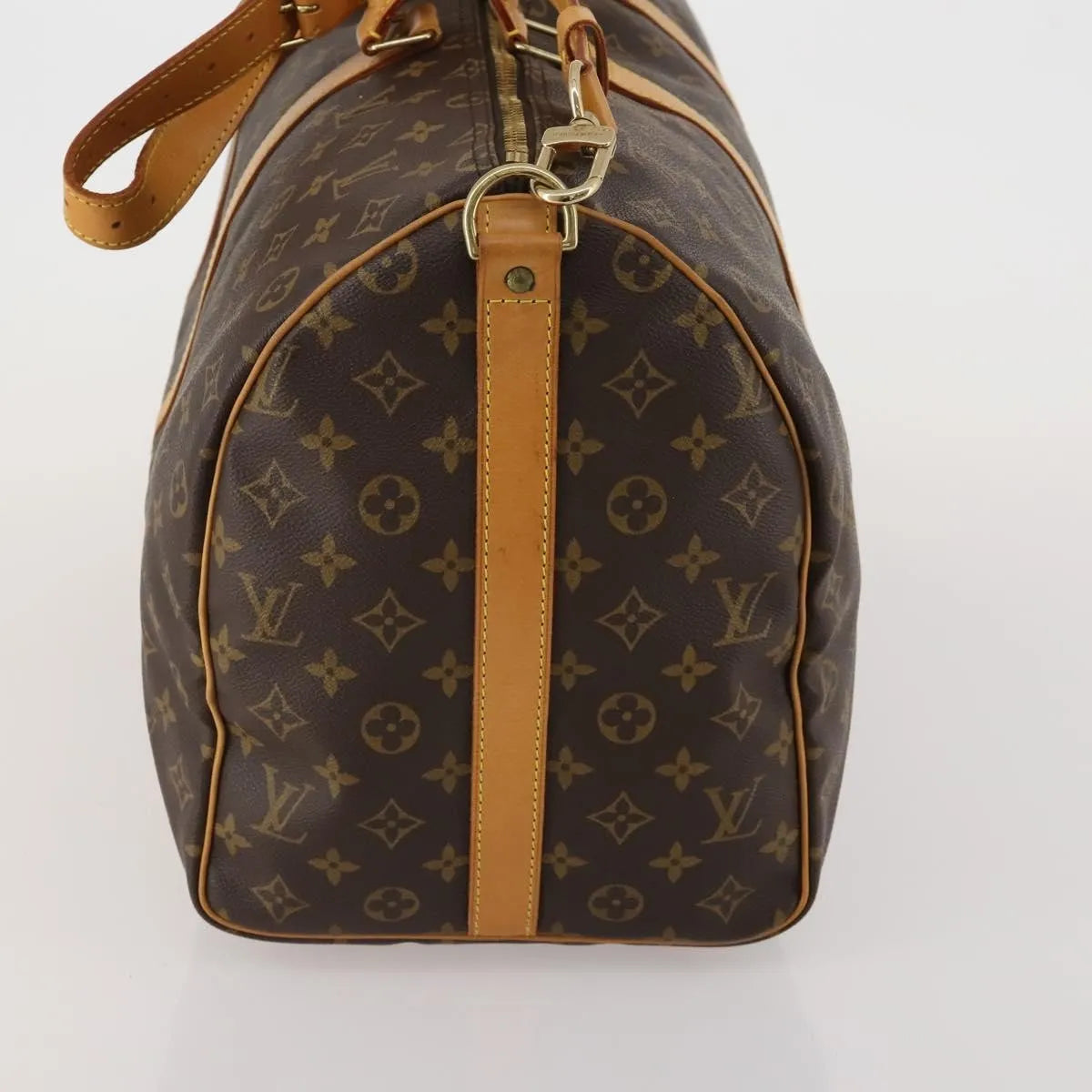 Louis Vuitton Keepall Bandouliere Monogram Canvas, Brown, Canvas, Travel Bag