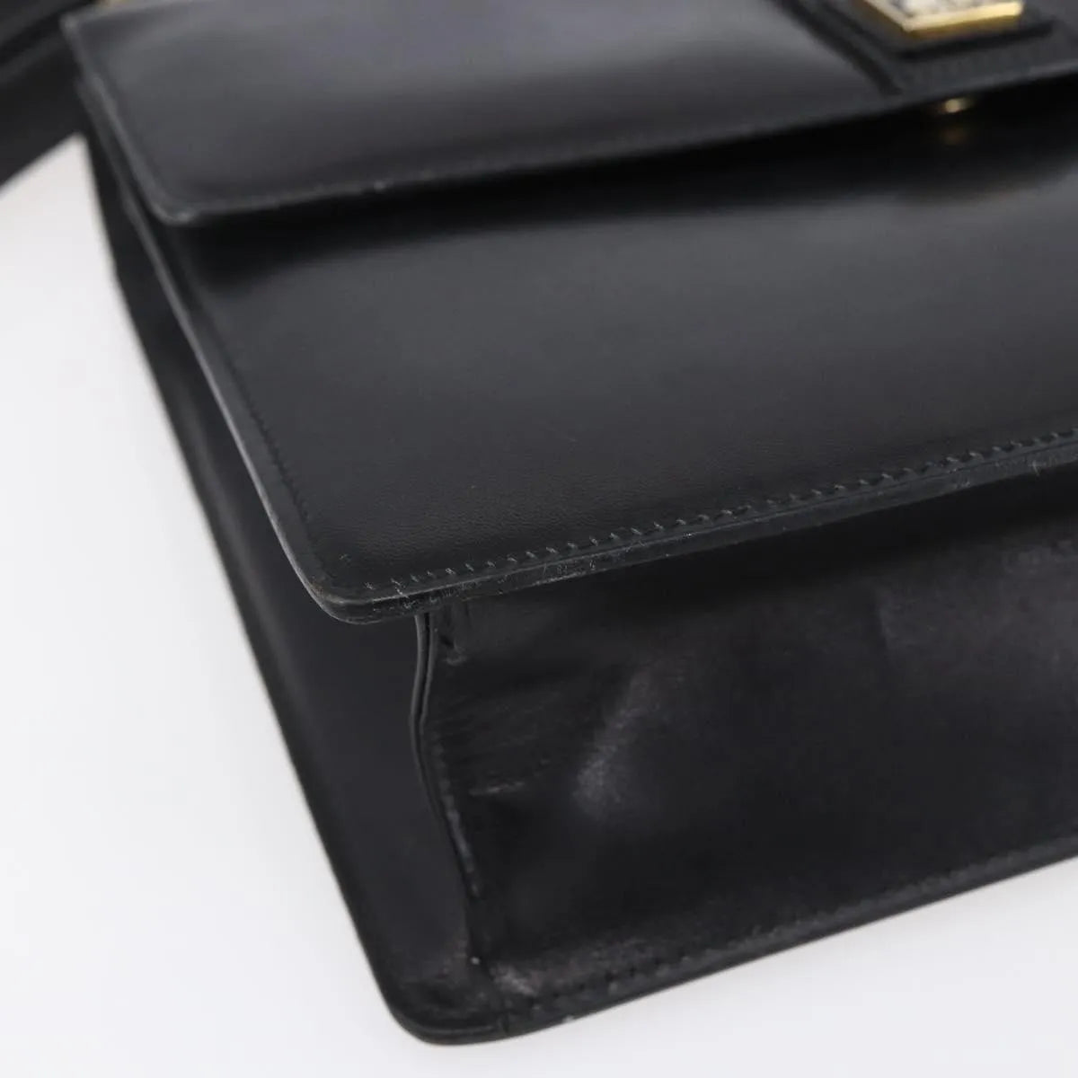 Burberry Nova Check Shoulder Bag Leather, Black, Leather, Shoulder Bag