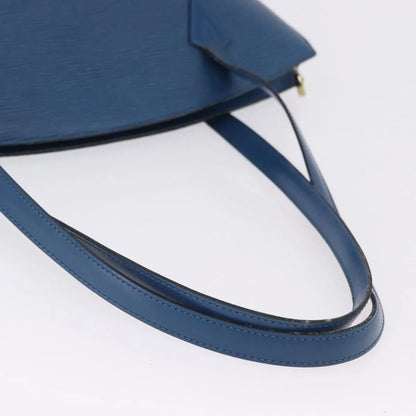 Louis Vuitton Saint Jacques Epi, Blue, Leather, Shoulder Bag
