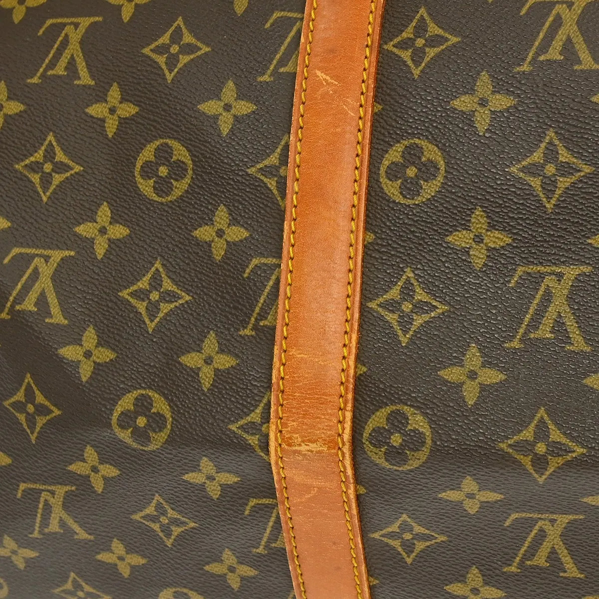 Louis Vuitton Keepall Monogram Canvas, Brown, Canvas, Travel Bag