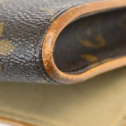 Louis Vuitton Twin GM Monogram, Brown, Canvas, Handbag