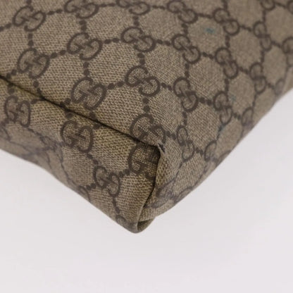 Gucci Flap Messenger GG Coated Canvas, Beige, Canvas, Shoulder Bag