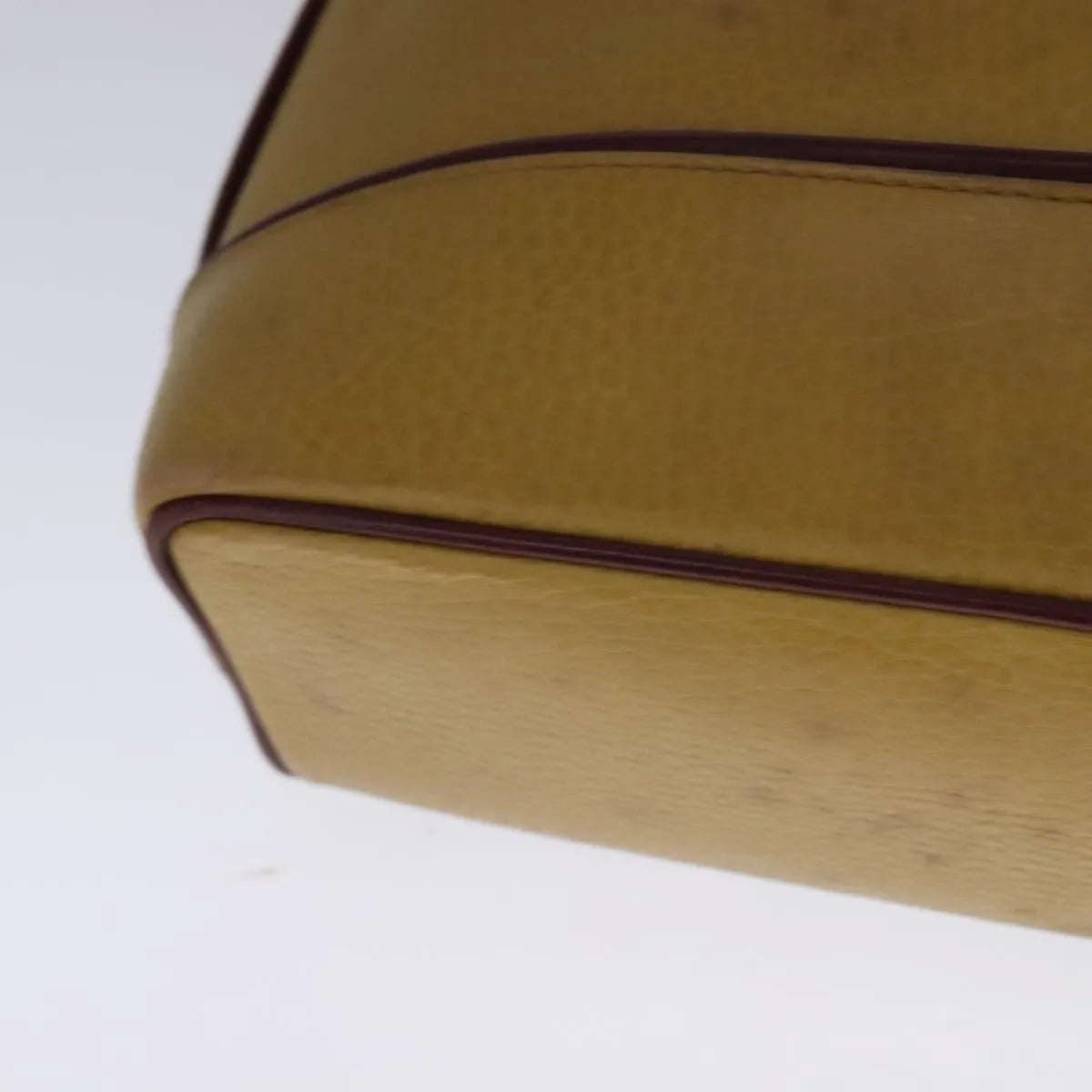 cartier Must de Cartier seau Leather, Yellow, Leather, Shoulder Bag