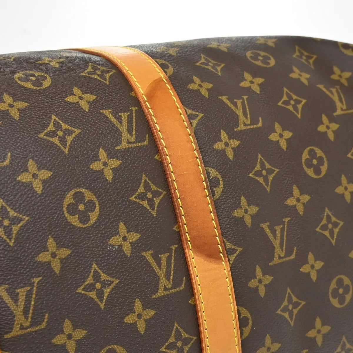 Louis Vuitton Keepall Monogram, Brown, Canvas, Travel Bag