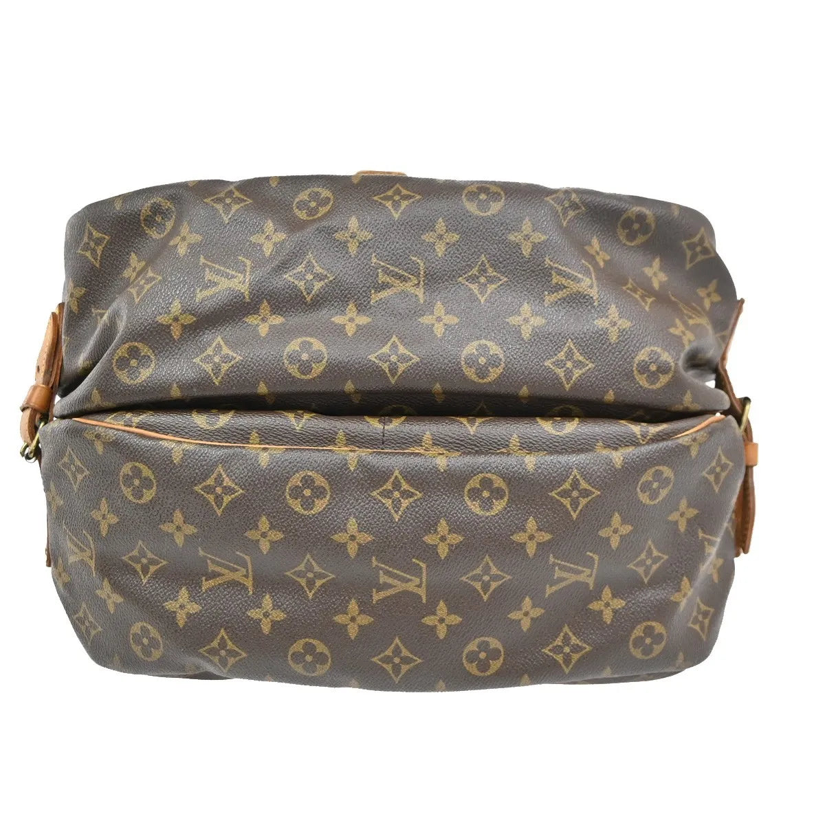 Louis Vuitton Saumur Monogram, Brown, Leather, Shoulder Bag