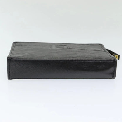 Burberry Vintage Leather, Black, Leather, Clutch