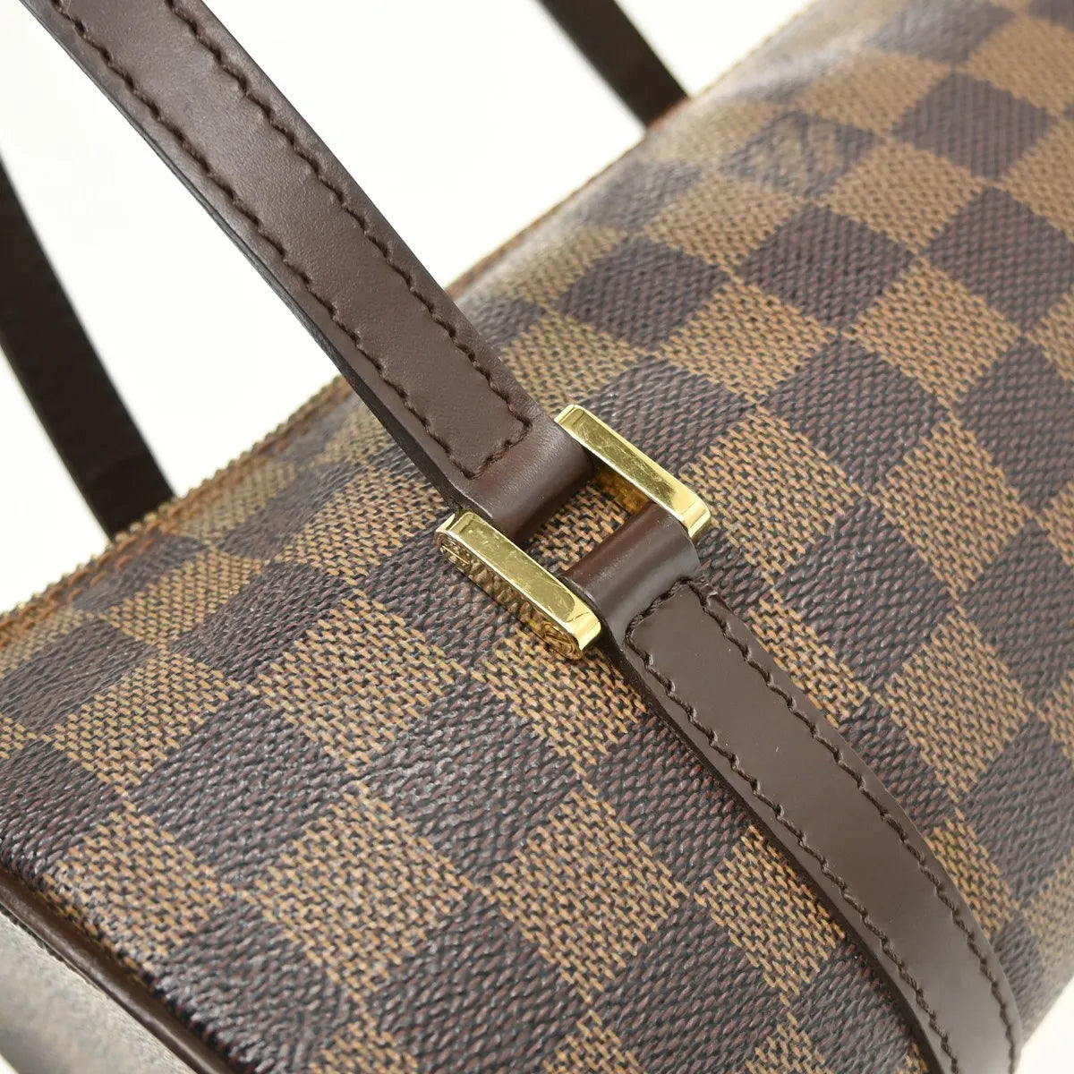 Louis Vuitton Papillon Damier, Brown, Canvas, Handbag