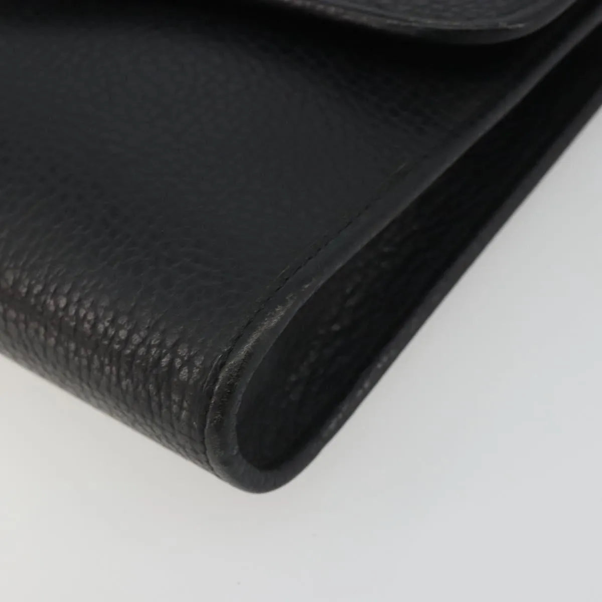 Christian Dior Vintage CD Flap Leather, Black, Leather, Shoulder Bag