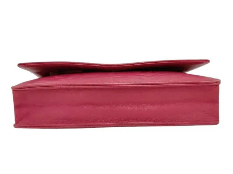Chanel Sweet Camellia Wallet on Chain Quilted Lambskin, Pink, Leather, Shoulder Bag