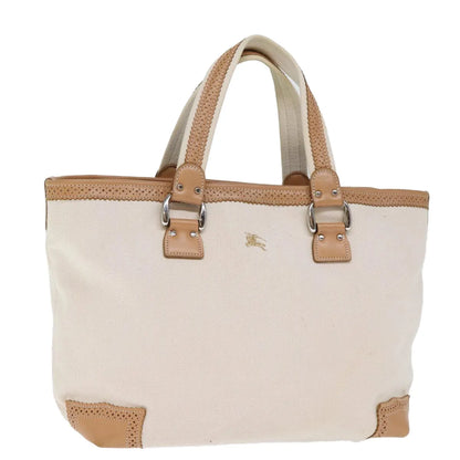 Burberry Blue Label Canvas, Beige, Canvas, Tote Bag
