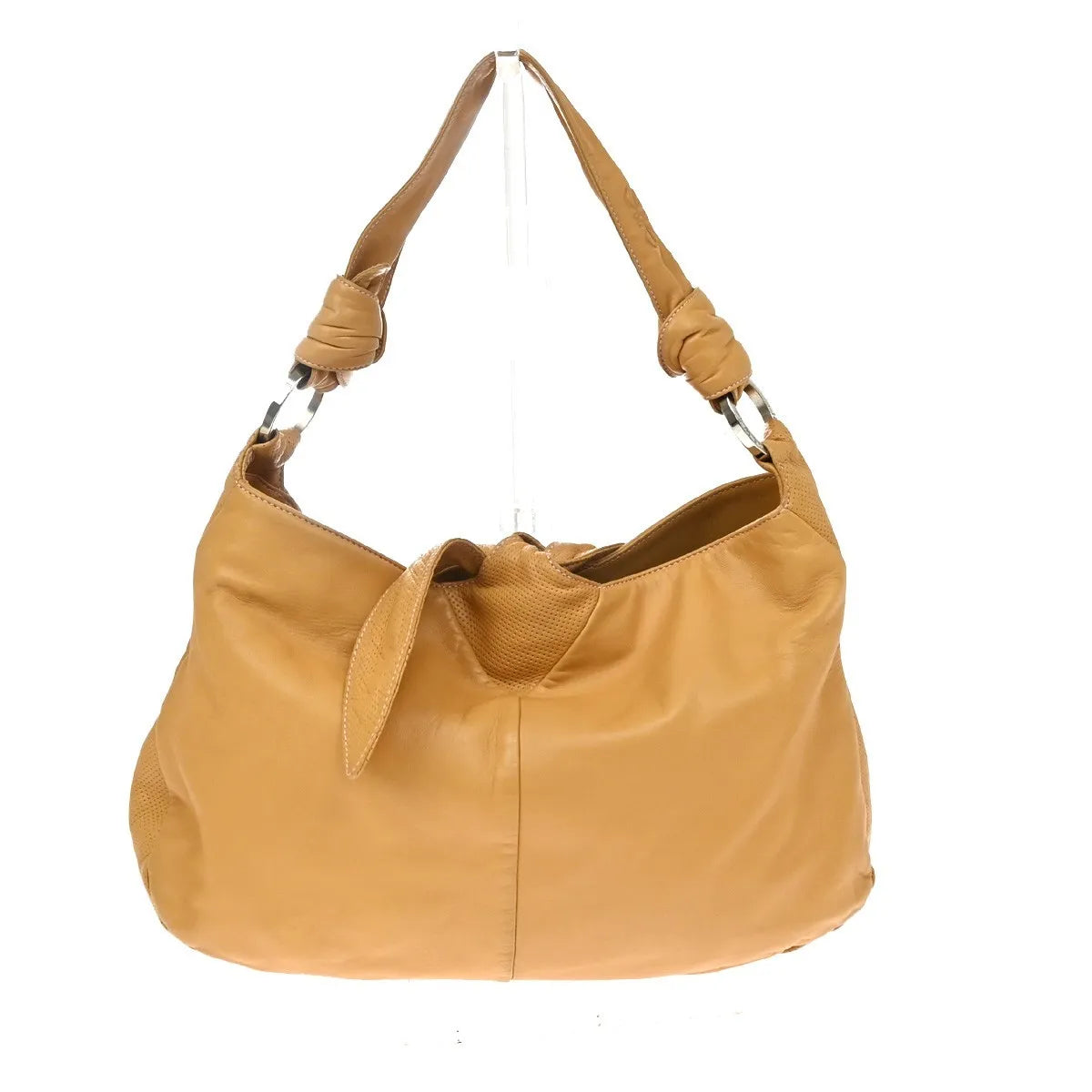 Loewe Vintage Knot Nappa Leather Hobo Bag Leather, Beige, Leather, Handbag