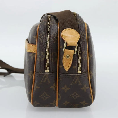 Louis Vuitton Reporter Monogram, Brown, Canvas, Shoulder Bag