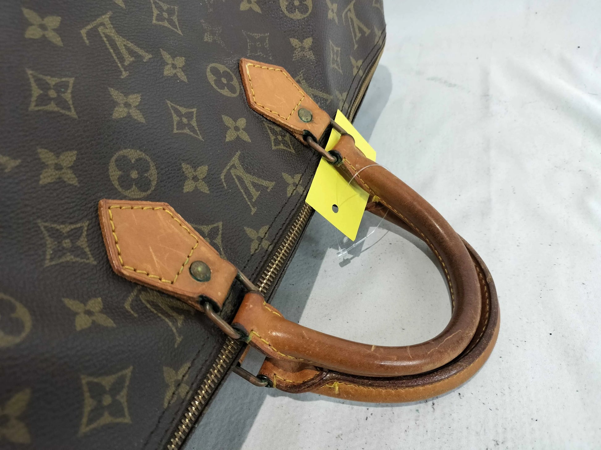 Louis Vuitton Speedy Monogram Canvas, Brown, Canvas, Handbag
