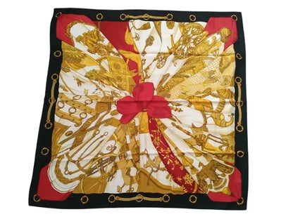 Hermes Carré 90 Silk multicolor, Multicolour, Silk, Scarf