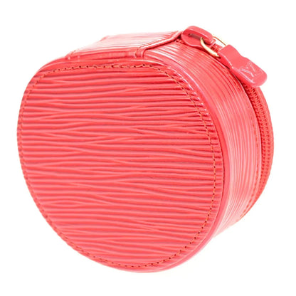 Louis Vuitton Ecrin Bijoux Jewelry Case Epi Leather, Red, Leather, Clutch