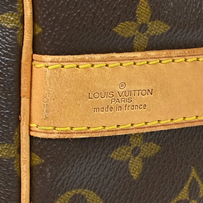 Louis Vuitton Keepall Bandouliere Monogram Canvas, Brown, Canvas, Travel Bag