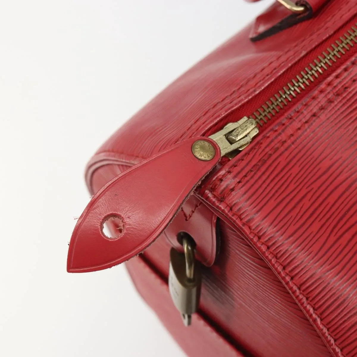 Louis Vuitton Speedy Epi Leather, Red, Leather, Handbag